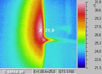 W&auml;rmebild / infrared picture W&auml;rmeleck